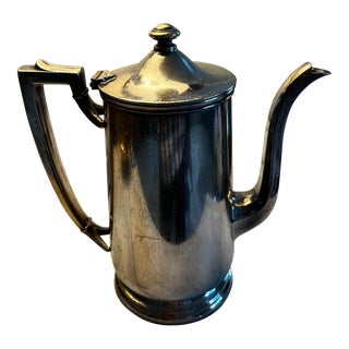 1960s Hotel Silver Coffee Pot For Sale