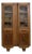 Art Deco Display Cabinet in Glazed Oak, 1930s For Sale