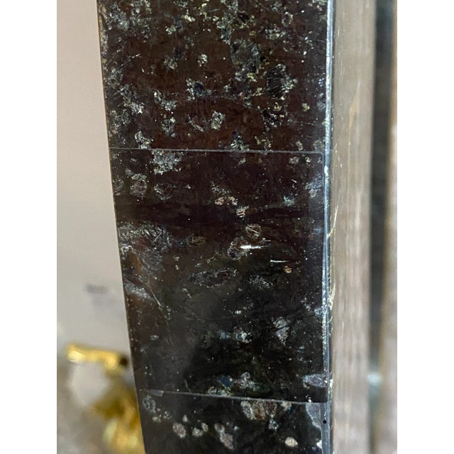 Greek Key Marble Wall Mirror 45"diam Maitland-Smith For Sale - Image 9 of 13