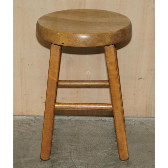 Hand-Carved Oak Table Stools, Set of 4 For Sale - Image 13 of 18