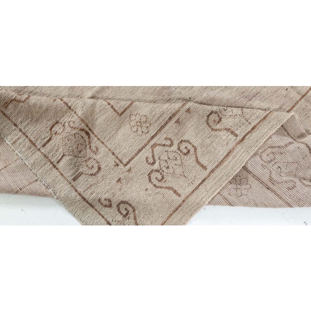 Early 21st Century Contemporary Botanic Khotan Handmade Wool Rug by Doris Leslie Blau For Sale - Image 5 of 7
