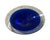 Vintage Maleras Sweden Crystal Art Glass Bowl Cobalt Blue Original Box Swedish MCM Art Glass Catchall For Sale - Image 4 of 10