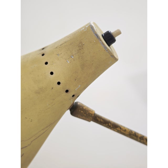Italian Brass and Marble Floor Lamp, 1950s For Sale - Image 11 of 17