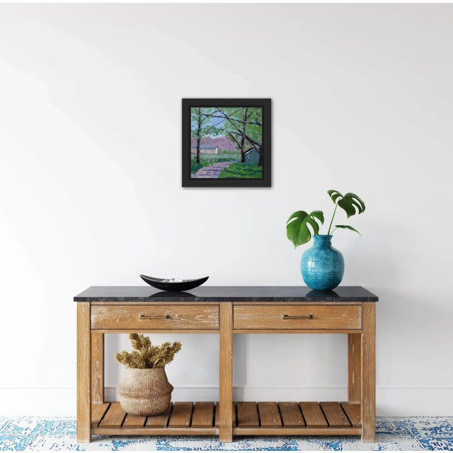 Textile Desertscapes Contemporary Impressionist Style Oil Painting For Sale - Image 7 of 7