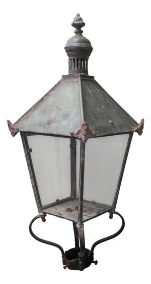 Large Mid-19th Century Copper Lantern, 1860