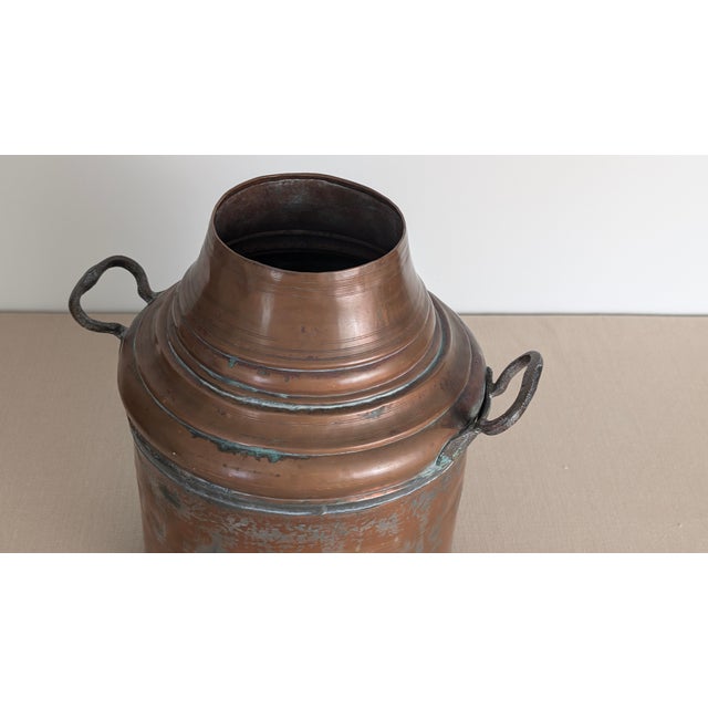 Copper Antique 19th Century Copper Milk Can For Sale - Image 8 of 11