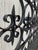 Black 1900s Large Decorative Wrought Iron Filigree Screen Room Divider For Sale - Image 8 of 11