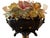 Black Vintage Italian Capodimonte Porcelain Floral Centerpiece With Doves For Sale - Image 8 of 10