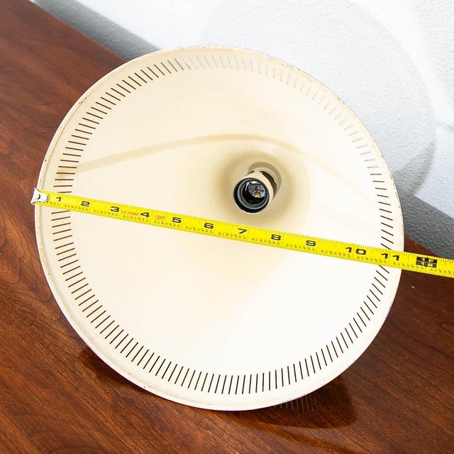 1960s Mid Century Modern Fog & Morup Pendant Light Cone Tan Jo Hammerborg Hanging For Sale - Image 9 of 9