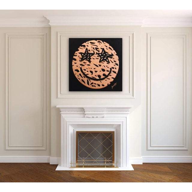 Black "Starry Eyed #2" Original Artwork by Armen Ges For Sale - Image 8 of 8