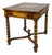 Theodore Alexander Attributed Barley Twist Game Table With Reversible Tooled Leather Top For Sale