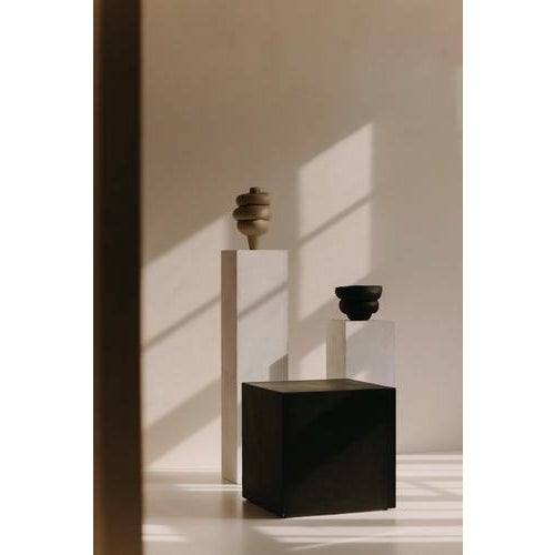 Ceramic Modder Serendipity Black Ceramic Sculpture by Françoise Jeffrey For Sale - Image 7 of 9