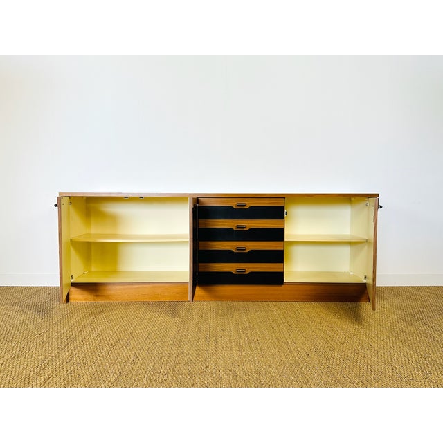 Mid-Century Modern Vintage Scandinavian Teak Sideboard, 1970 For Sale - Image 3 of 13