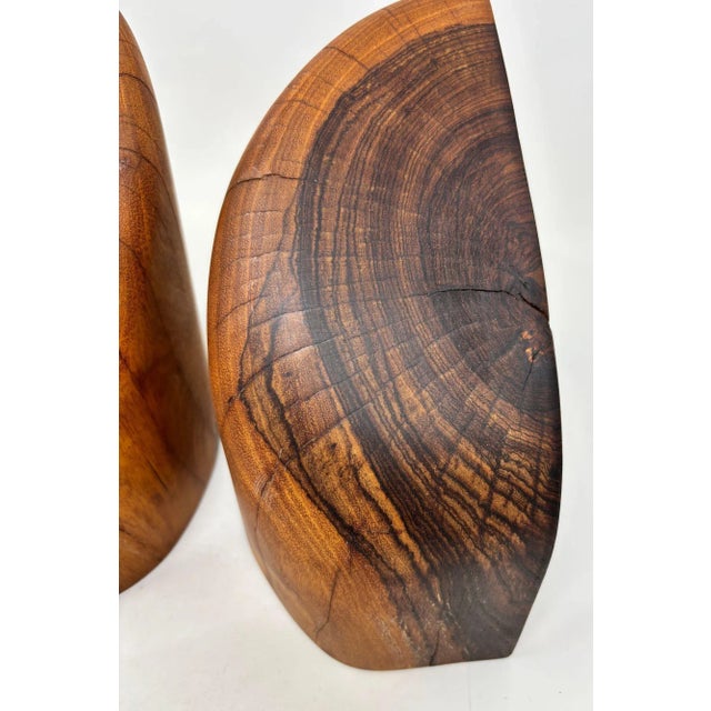Mid 20th Century Don Shoemaker Cocobolo Sculptural Bookends for Señal, Mexico, 1960s For Sale - Image 5 of 15