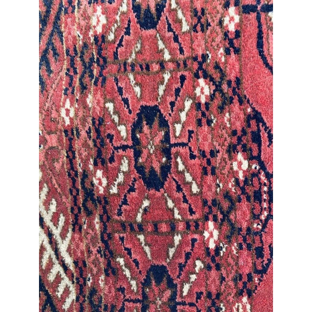 Vintage Turkmen Bokhara Back, 1930s For Sale - Image 14 of 17