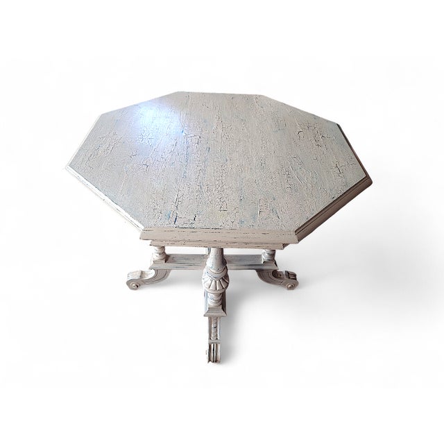 Wood Antique Gründerzeit Dining Table in Wood, Germany, 1900 For Sale - Image 7 of 9