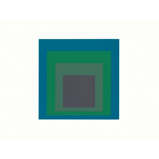1970s Josef Albers "Formulation : Articulation" Portfolio II Folder 14, Left Side Print For Sale
