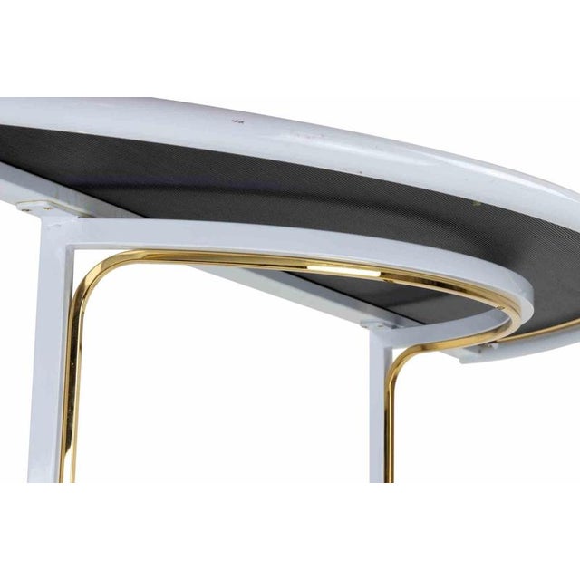 Vintage Console with Wall Mirror by Tommaso Barbi, Italy, 1970s, Set of 2 For Sale - Image 10 of 13