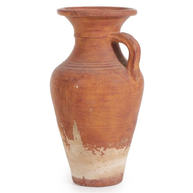 Antique Large Terracotta Floor Vase Chairish