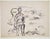 Leo Longanesi, Composition, 20th Century, Watercolor on Paper For Sale - Image 3 of 3