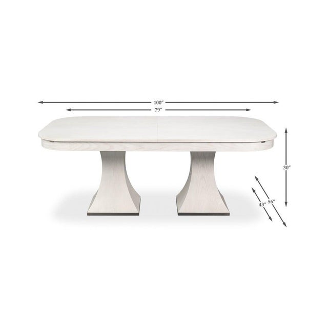 Rectangular White Dining Table For Sale - Image 14 of 14