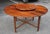 American Pine 60" Diameter Circular Dining Room Table With Lazy Susan Center, C1960s For Sale - Image 4 of 13