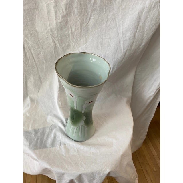 1990s Maitland Smith Hand Painted Vases - Set of 3 For Sale - Image 12 of 13