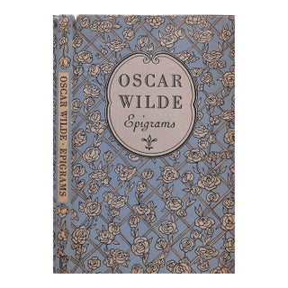 "Oscar Wilde Epigrams" 1960 For Sale