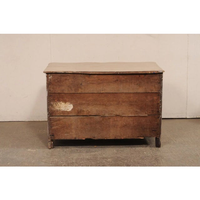 18th Century Italian Serpentine Chest with Cloven Hoof Feet For Sale - Image 9 of 12