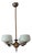 Model 1373/4 Four Arm Chandelier by Paavo Tynell Taito Oy for Oy Taito Ab, 1940s For Sale