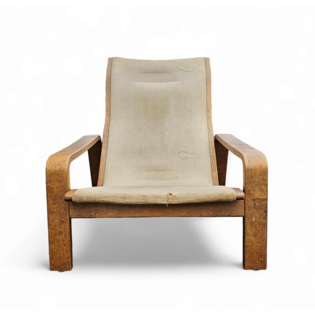 1950s Mid-Century Pulkka Lounge Chairs by Ilmari Lappalainen for Asko, Finland, 1960s, Set of 2 For Sale - Image 5 of 10