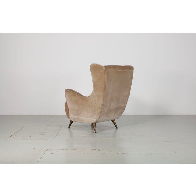Italian Wingback Chairs from Isa Bergamo, 1950s, Set of 2 For Sale - Image 10 of 18