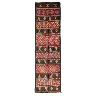 Vintage Moroccan Kilim Berber Rug in Multicolored Wool, 1989 For Sale