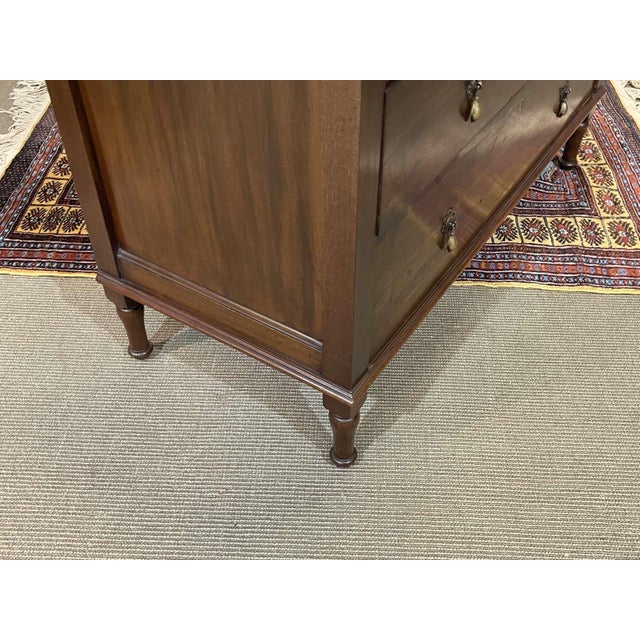 English Mahogany Chest of Drawers, 1930s For Sale - Image 10 of 15