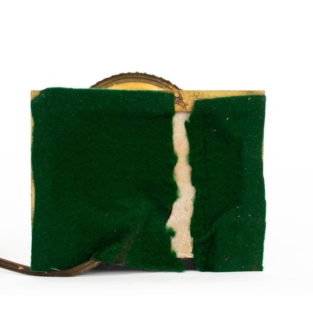 Mid 20th Century French Empire Style Gilt Metal Ebonized Lamps, Pr For Sale - Image 5 of 5