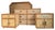 1970s Vintage Faux Bamboo 6-Drawer Dresser With Herringbone Parquet Rattan Fronts, in the Style of Dixie For Sale - Image 5 of 12