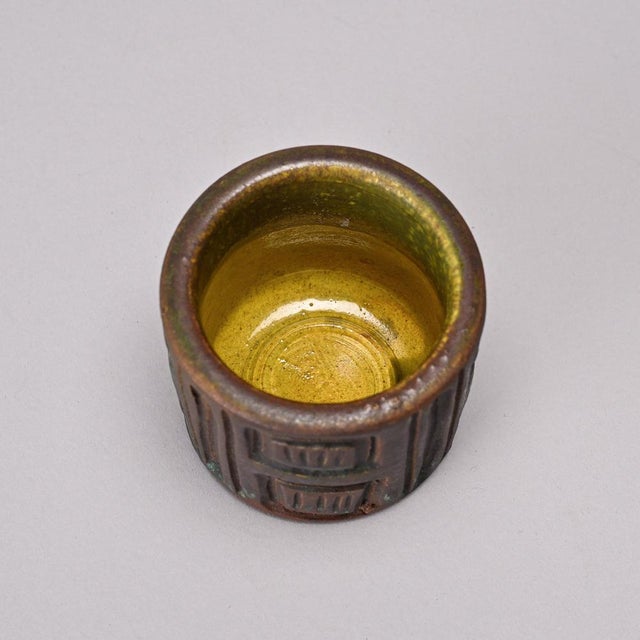 Cylindrical Pot by Suzanne Douly-Ramié for Madoura, 1950 For Sale - Image 6 of 8
