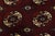 Turkmen Rug 7'7'' X 12'5'' Red Wool Vintage Hand-Knotted Oriental Carpet For Sale - Image 9 of 15