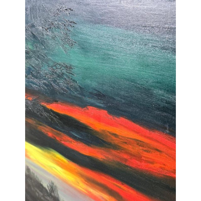 Alfons Meirvenne, Landscape Painting, 1974, Canvas For Sale - Image 4 of 6