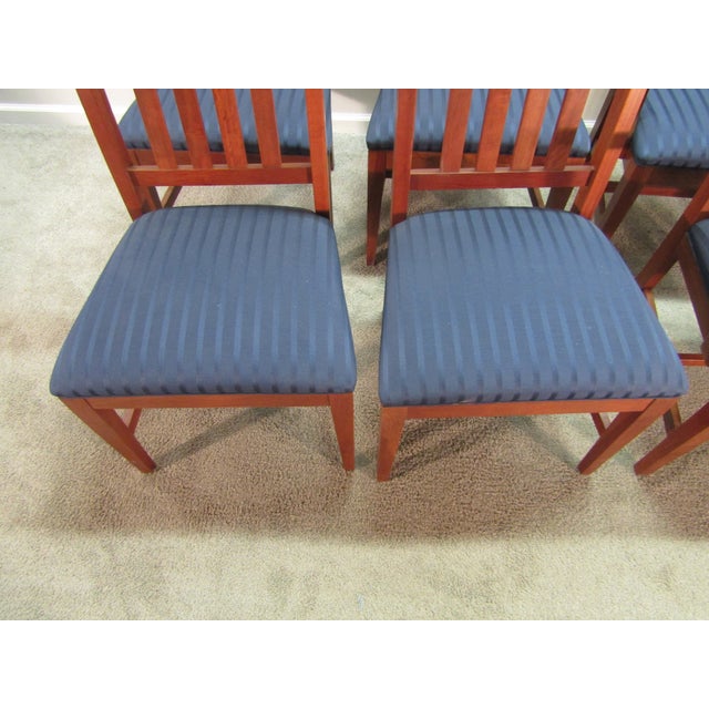 2000 - 2009 Ethan Allen American Impressions Solid Cherry Set of Six Dining Chairs. For Sale - Image 5 of 10