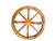 Wood Southwestern Wooden Wagon Wheel Table and Chairs Set, 1960s For Sale - Image 7 of 7