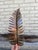 Metal Set of 5 Mid Century Modern Hand-Cut Copper Fern Sculptures For Sale - Image 7 of 8