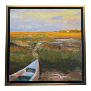 Between Tides, Original Oil Painting by Julia Lawing