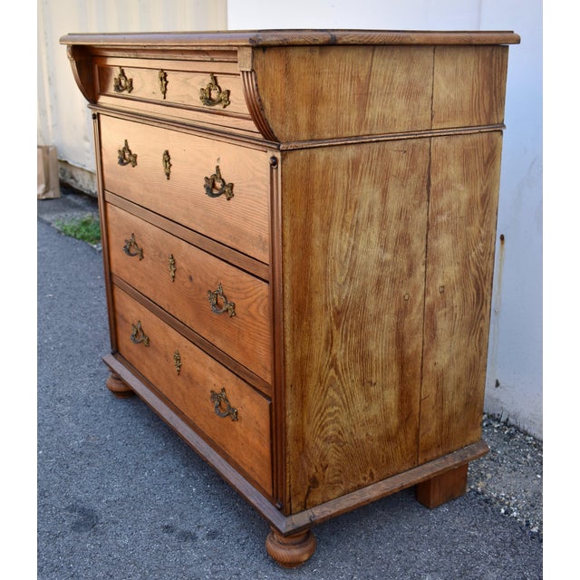 Oak Art Nouveau Chest of Four Drawers Chairish