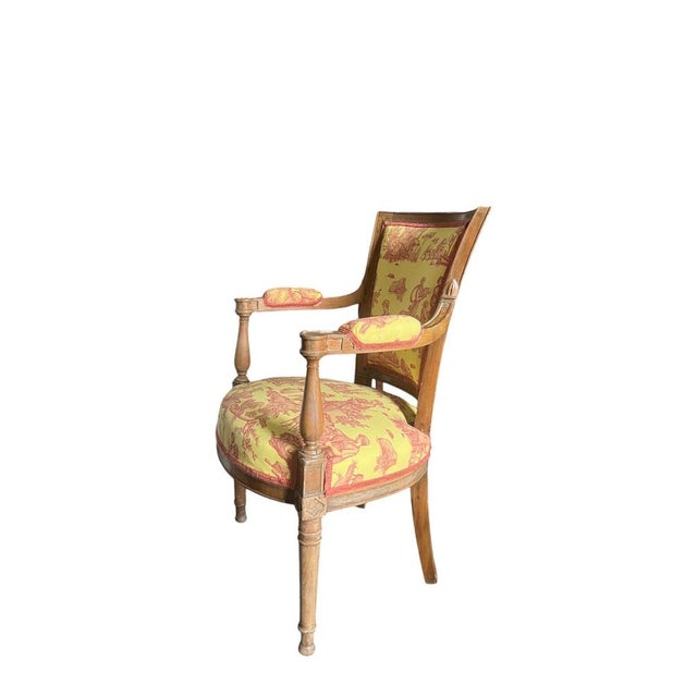 French Louis XVI Convertible Armchair For Sale - Image 11 of 14