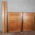 This pair of Art Deco-style single beds, dating back to the 1930s, features a linear geometric design typical of modernist...