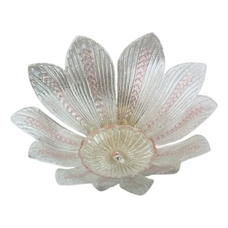 Murano Ceiling Lamp in the style of Novaresi, 1980s For Sale