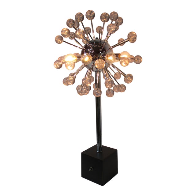 Atomic Sputnik Space Age Table Lamp in the Style of Robert Sonneman For Sale