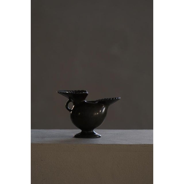 Art Deco Scandinavian Danish Model D‑118 Diskometal Vase from Just Andersen, 1930s For Sale - Image 3 of 16