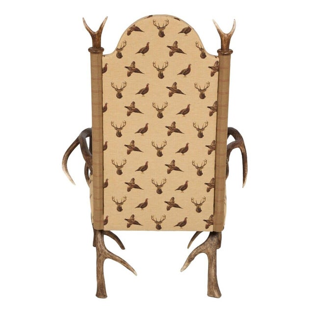 Exquisite and distinctive, this antler stool is carefully handcrafted by skilled artisans in the United Kingdom, using...